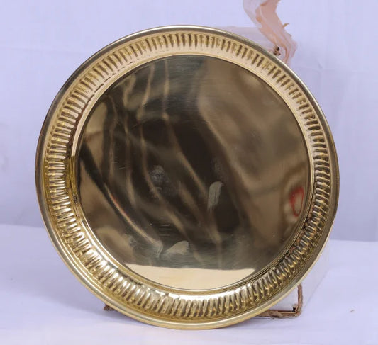 Brass Pooja Tray 12-0.500