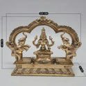 Gajalakshmi Panchaloha Statue Dimensions 20x14x6cm