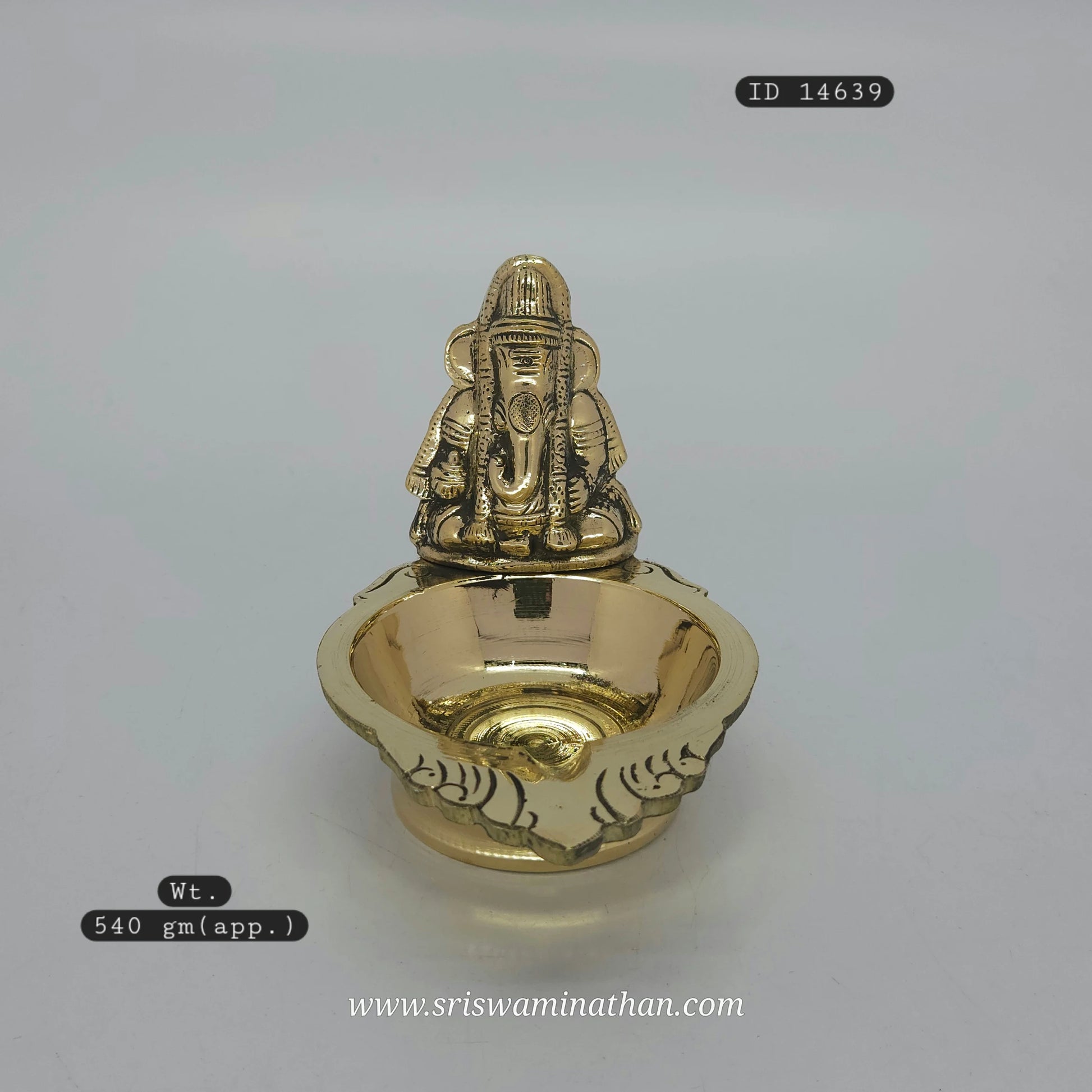 Angarki Chaturthi Brass Lamp - Sacred Light for Vinayagar's Blessed Days