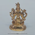 Goddess Kamakshi Panchaloha Back View - Temple Art Brass - Friday Puja Idol - Sri Swaminathan