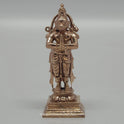 Hanuman Panchaloha Statue 4 Inch - Standing Pose with Gada - Tuesday Puja - Sri Swaminathan