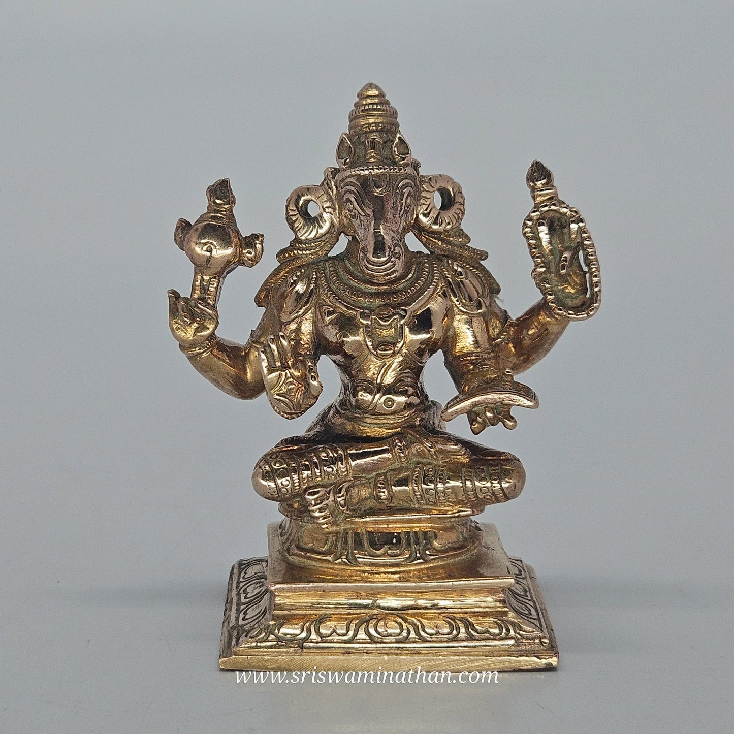 Hayagreeva 3 Inch Complete Statue - Horse Vishnu Scholar Deity - Knowledge & Wisdom - Sri Swaminathan