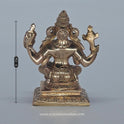 Hayagreeva Panchaloha Back View - Knowledge Deity Brass - Premium Craftsmanship