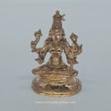 Kamakshi Amman Five-Metal Statue 9cm - Navaratri Puja Goddess - Authentic Panchaloha 250g