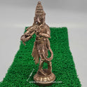 Krishna 7 Inch Panchaloha Standing Pose - Flute Playing - Krishna Jayanti Worship