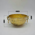 Kumbakonam Brass Urli 17cm Vaishnava Size 17cm Diameter 9cm Height 3cm Handle Vishnu Namam Shankha Chakra Elephant Hook Handles