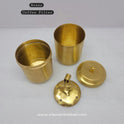Kumbakonam Coffee Filter Matt Finish Brass - Traditional South Indian Filter - Sri Swaminathan