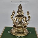 Lakshmi Goddess of Wealth Front View - Varalakshmi Vratam Puja - Premium Panchaloha Statue