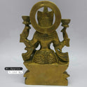 Maa Laxmi Brass Statue Side View 29cm Tamil Nadu