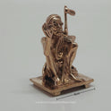 Mahaperiyava Panchaloha Kanchi Periyavar - Meditation Pose - Authentic Five-Metal Alloy 300g