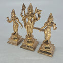 Murugan Valli Deivanai Front View - Subramanya Swamy with Divine Consorts - Thaipusam Puja Idol