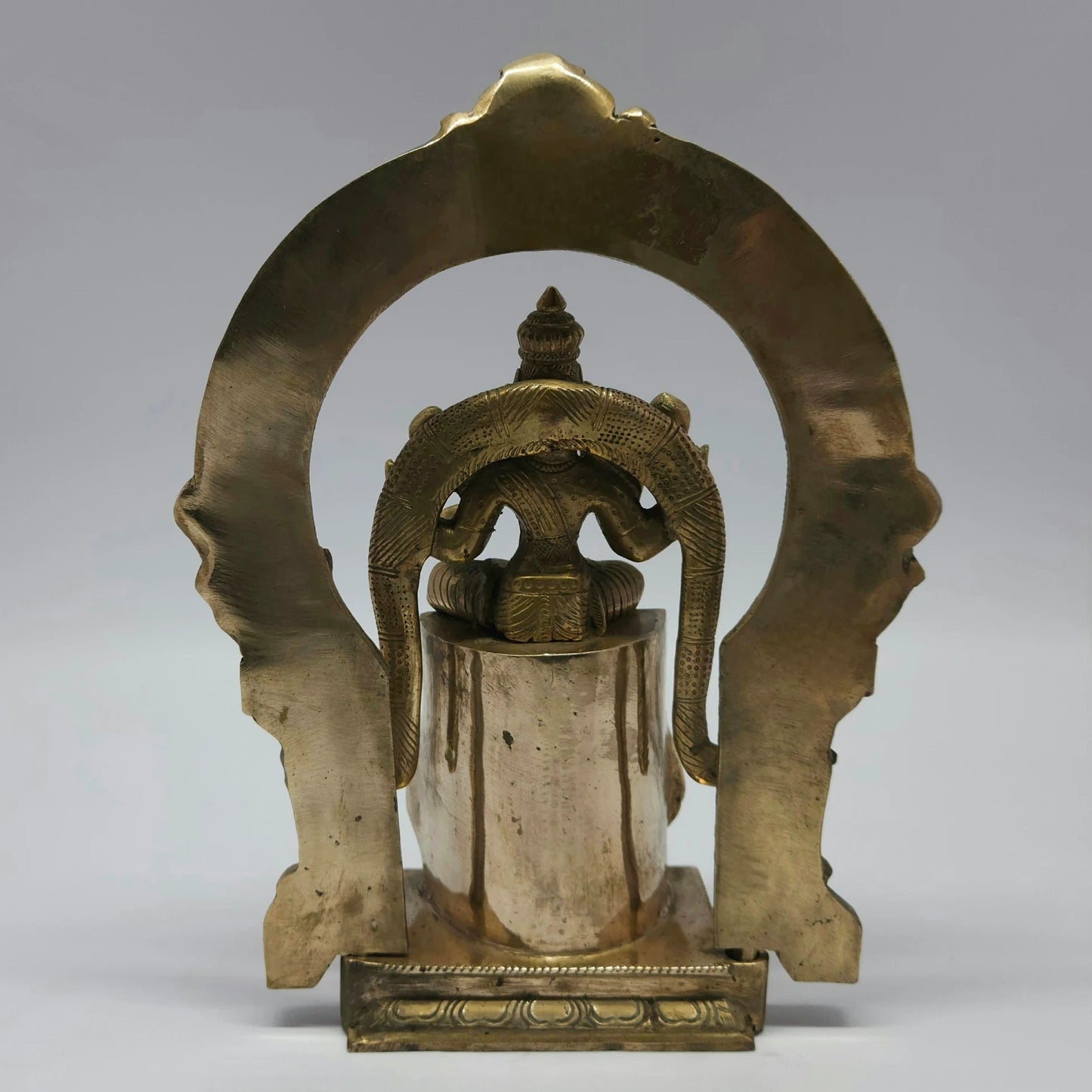 Padmavati Thayar Panchaloha Statue Back View Solid Bronze Cast Kumbakonam Heirloom