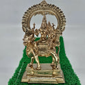 Pradosham Moorthi Panchaloha 8 Inch Height - Shiva Worship Deity - Authentic Five-Metal 1.25kg