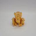 premium brass elephant statue with calves front straight detailed pose 