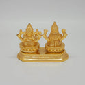 Rear view showcasing the solid back structure of the crowns, the individual lotus base backings, and the flawless mirror-gold luster of the 700g sculpture.