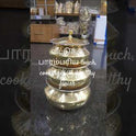 Traditional Brass Handi Pot with Lid – Dotted Design | Sri Swaminathan & Co