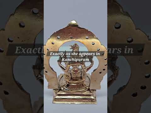 Kanji Kamakshi Amman statue full detailed view in video - Sri Swaminathan