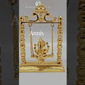 Brass Ganesha Swing Idol – Jhoola / Oonjal Statue for Home & Pooja (7.5 Inch)