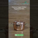 Copper Hot Box SS Insulated Tiffin Carrier with Dot Hammered Design — Sri Swaminathan & Co