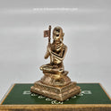 Ramanujacharya Panchaloha Left Side View - Spiritual Teacher - Traditional South Indian Brass