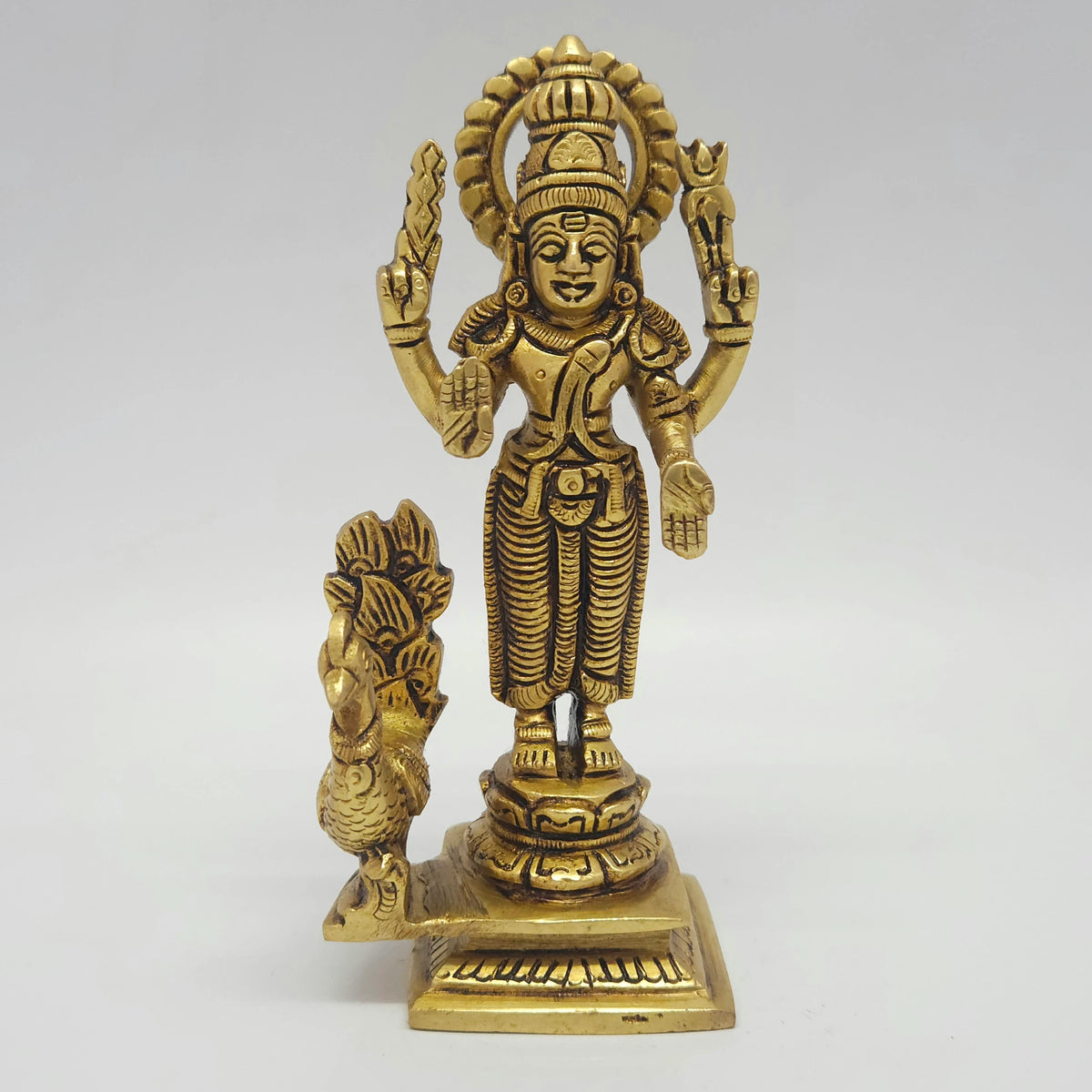 Murugan 6 inch with peacock