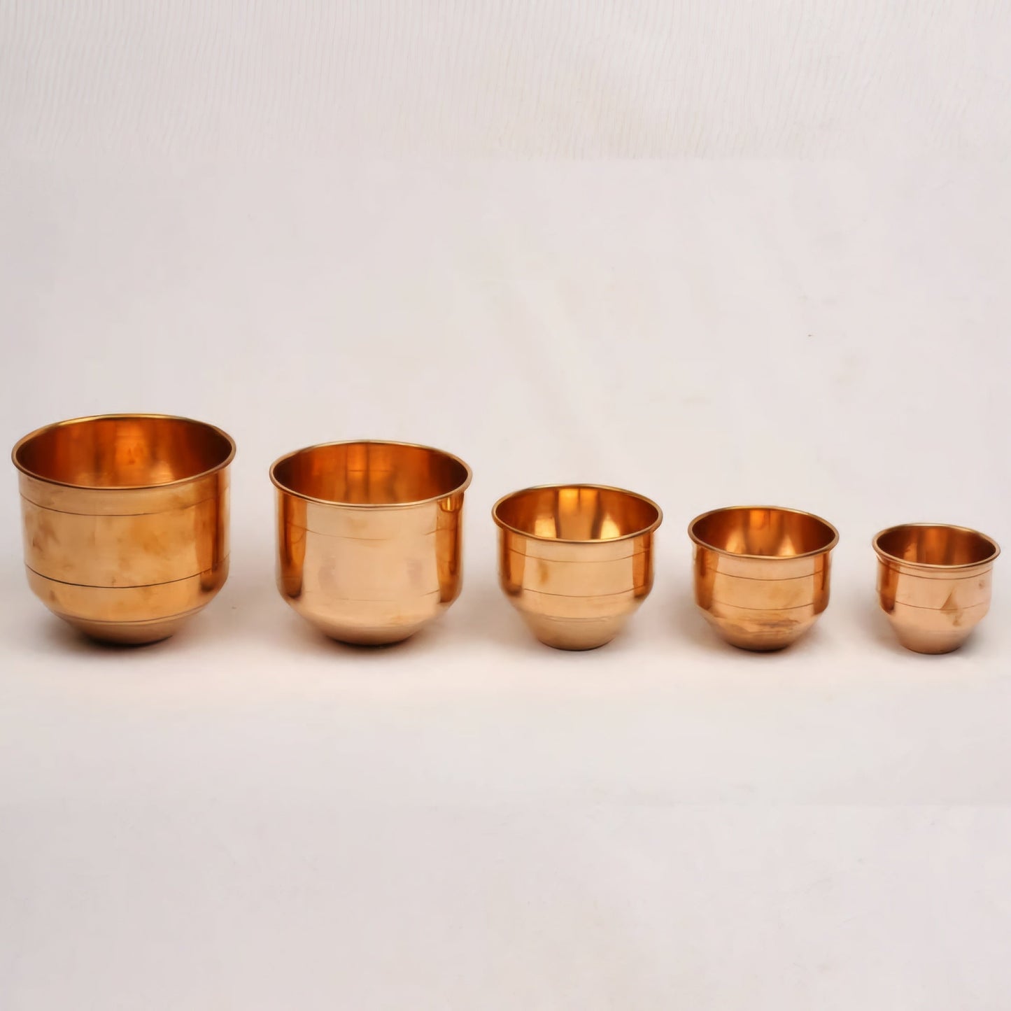 Copper Vattil Bowl 3" to 7" - Traditional Pooja Vessel | 5 Sizes