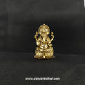 1.75" Vinayagar seated on Elephant head Peedam