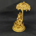 Ganesha seated Under Umbrella Dome