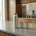 Copper Water Bottle & Glass Set | 900 ml Bottle with 2 Glasses — 4 Design Variants