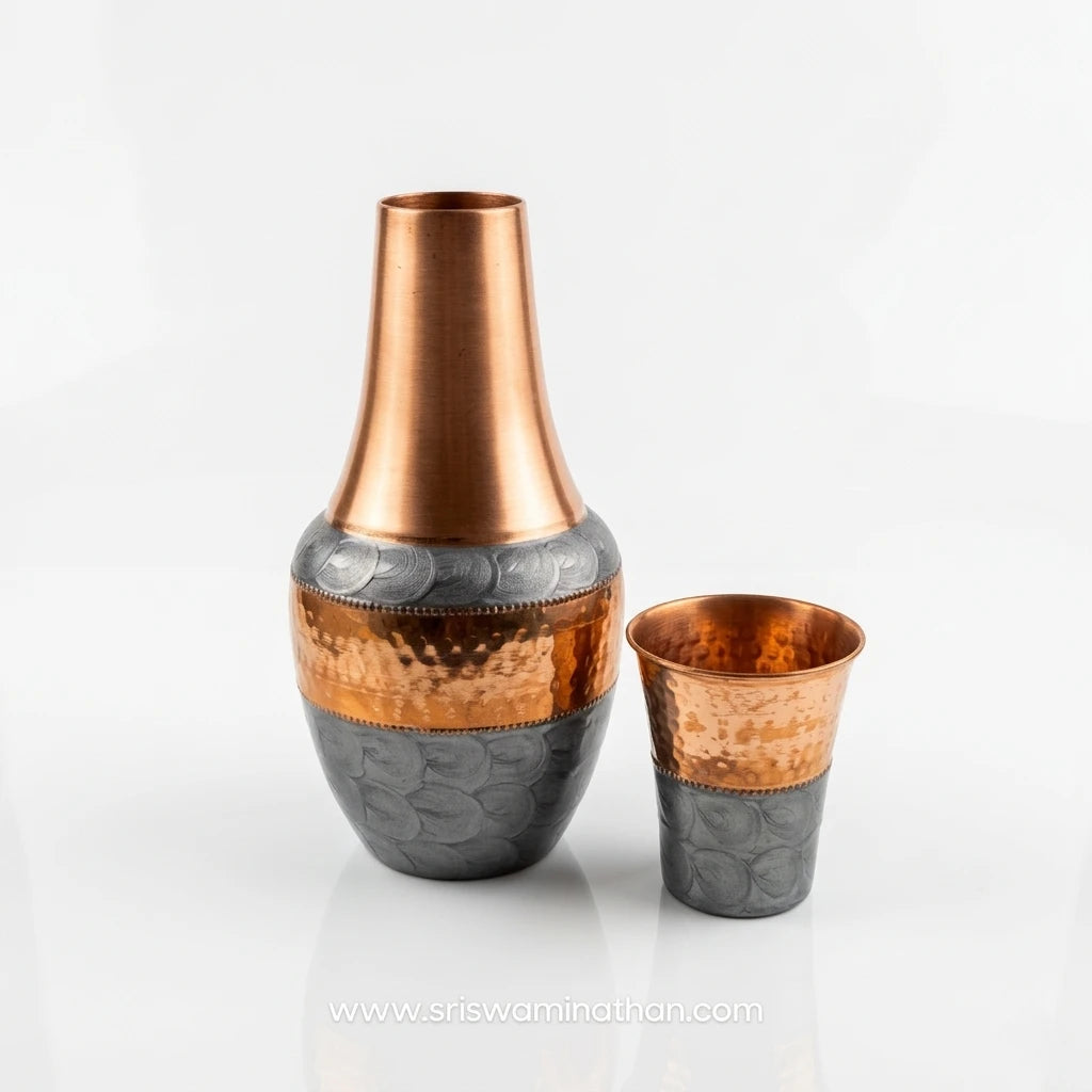 Copper Jug- Vintage Meri Gold