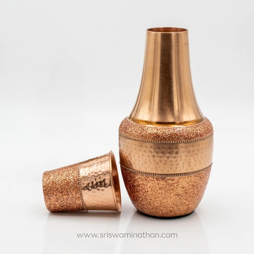Copper Jug- Vintage Meri Gold