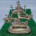 Sarabeswarar Front View - Bird-Lion Shiva Avatar - Traditional South Indian Brass Panchaloha