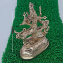 Sarabeswarar Panchaloha Side View - Sharabha Form Protection - Premium Brass Deity
