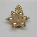 Shanmuga Vilakku in brass for Murugan devotees