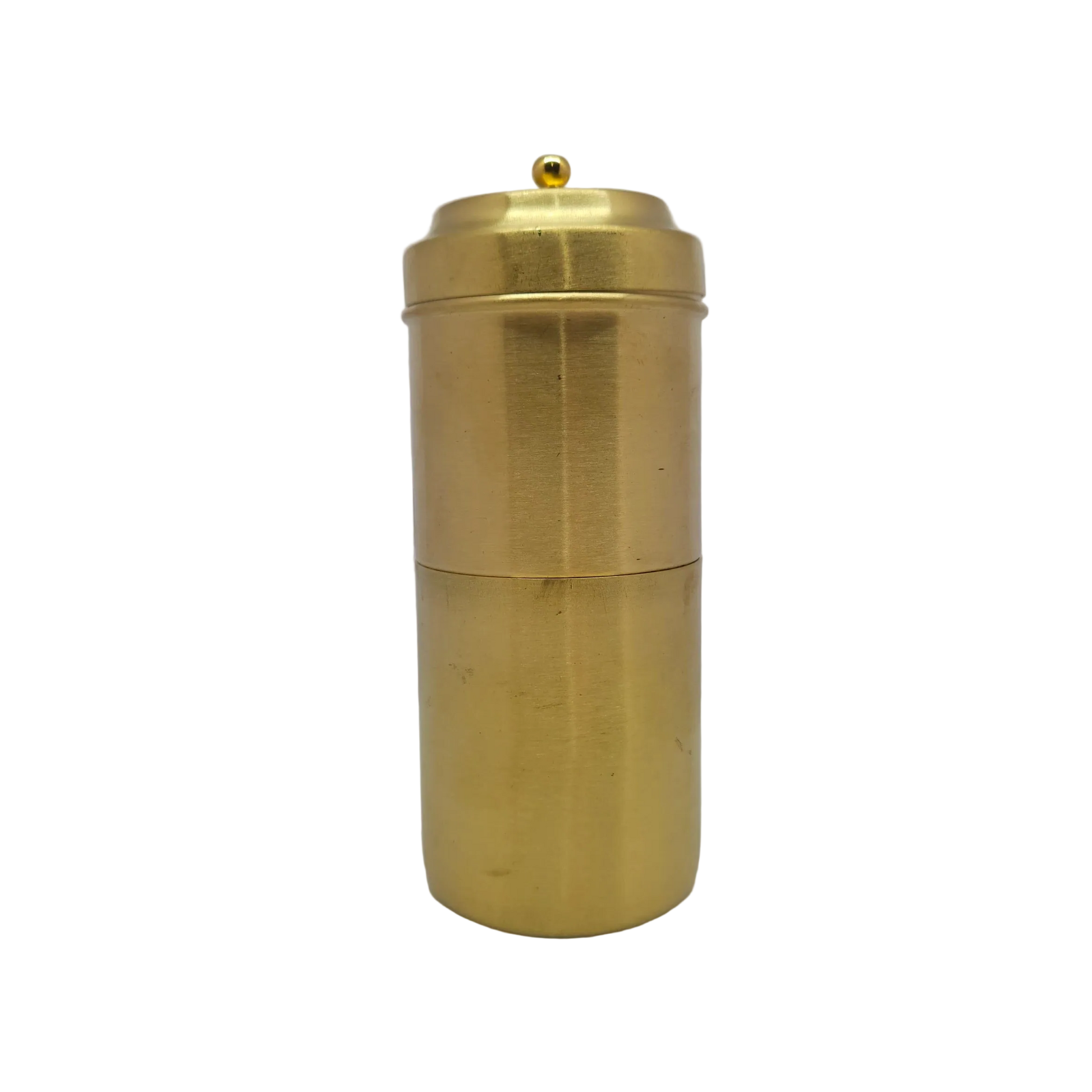 South Indian Coffee Filter View - Kumbakonam Brass Filter with Presser Disc & Lid