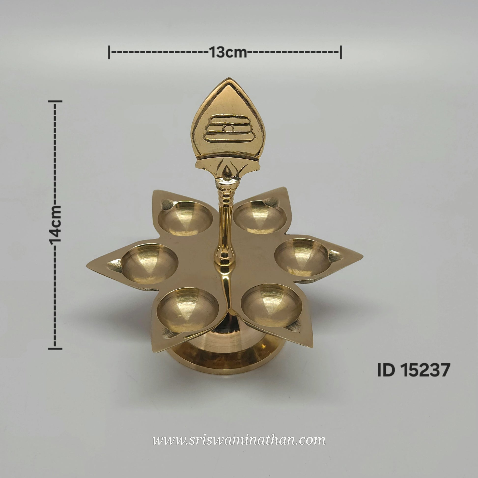 Murugan festival lamp for Thaipusam and Panguni Uthiram