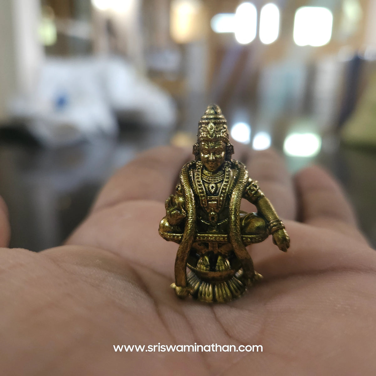 Swami Ayyappan statue easy to carry and best for car dashboard . Best return gifts for Manikandan devotees