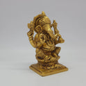 Sri Swaminathan and Co brass Vinayagar vigraham antique finish 1kg weight side posture view facing right side showing uniform heritage dark bronze-toned patina finish