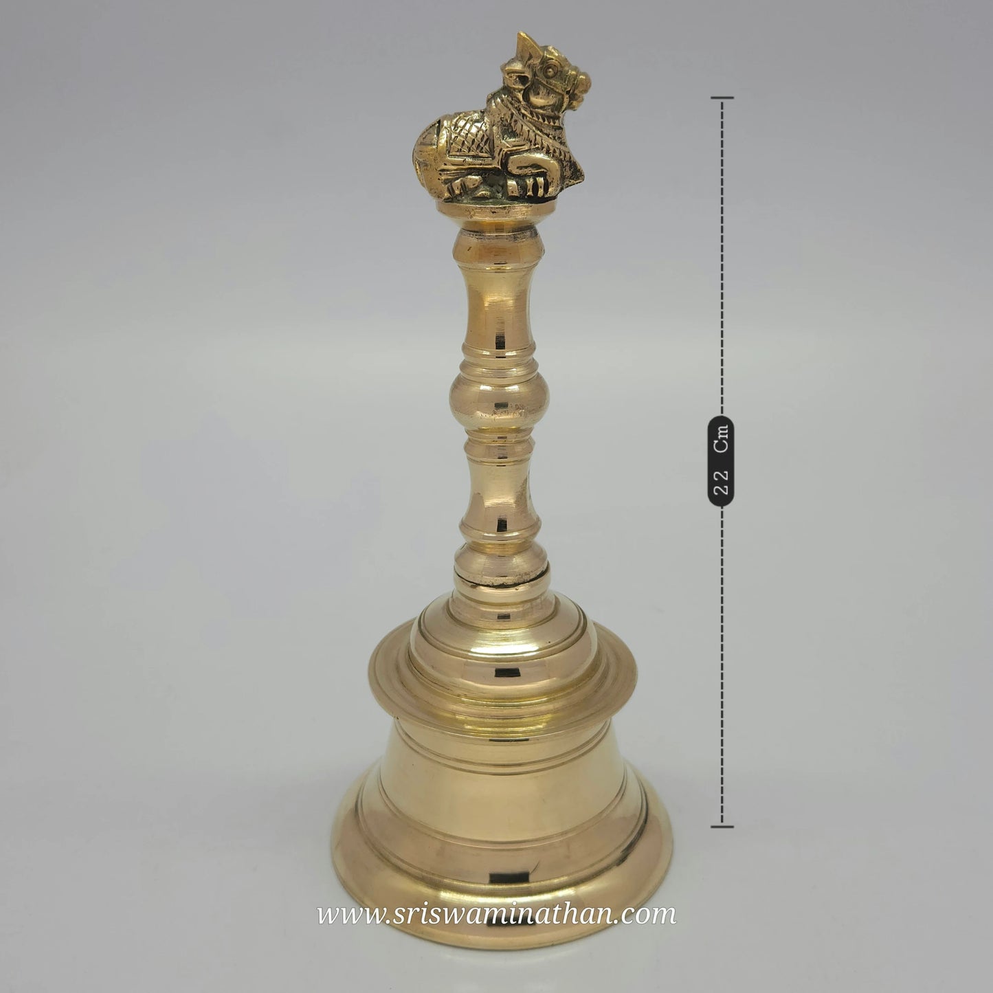 Traditional temple bell brass Nandhi - Lord Shiva Mahakal pooja sound for Om Namah Shivaya chanting