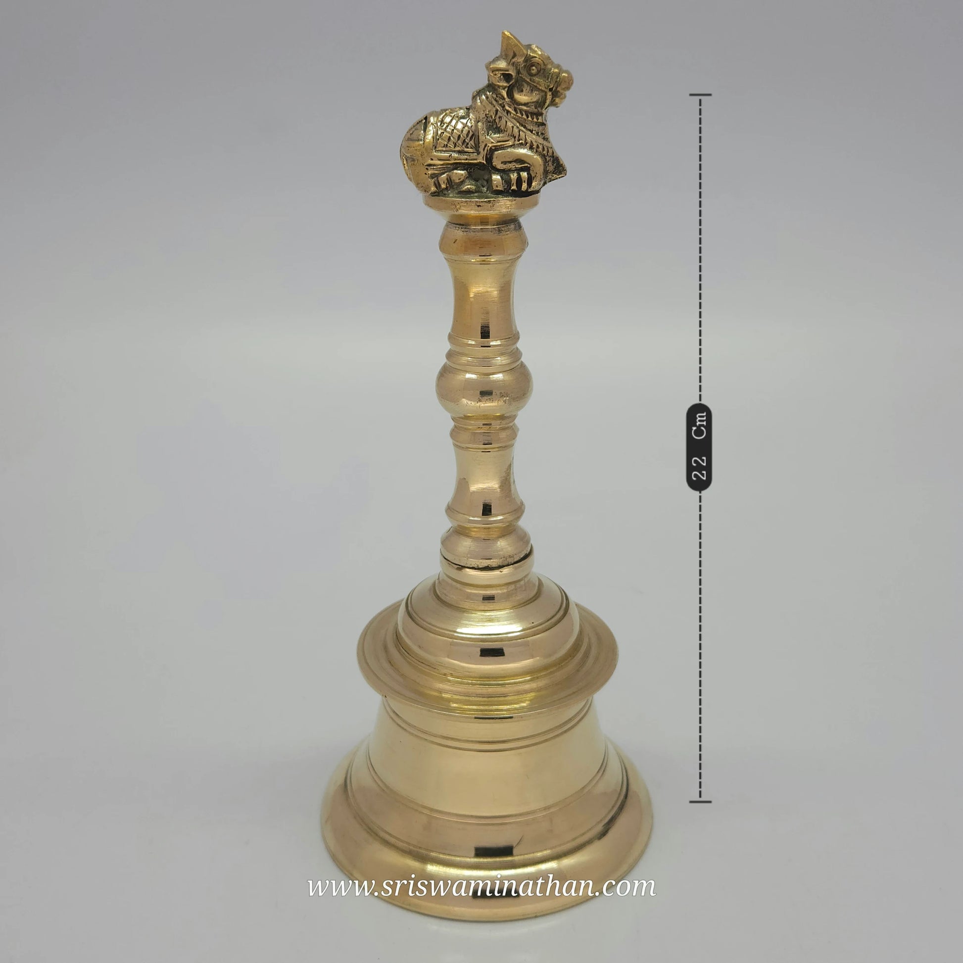 Traditional temple bell brass Nandhi - Lord Shiva Mahakal pooja sound for Om Namah Shivaya chanting