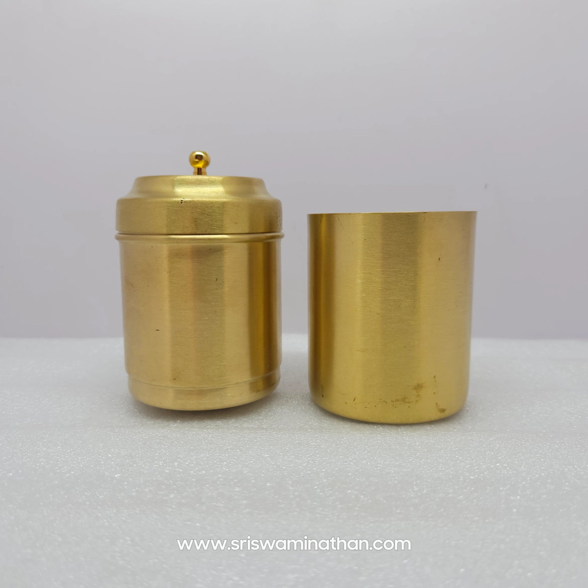 Traditional Brass Coffee Filter Complete Set - Authentic Kumbakonam Filter Kaapi - Sri Swaminathan