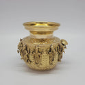 Vaikuntha Urja Patra Brass Dashavatar Sadhana Kalash Front View Vishnu Tattva Lota Sri Swaminathan