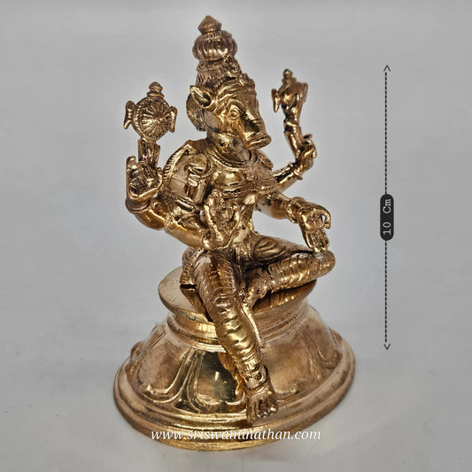 Varahi Goddess Front View - Protection Deity Navaratri - Premium Panchaloha Statue