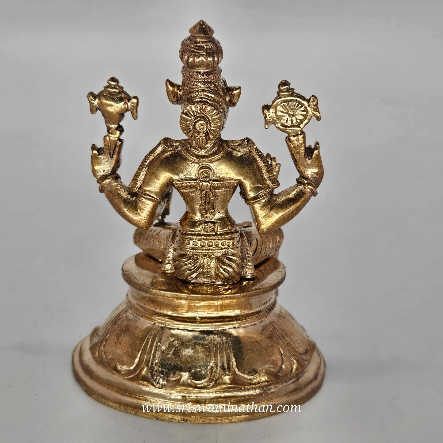 Varahi Goddess Panchaloha Boar Face - Shakti Worship Deity - Authentic Five-Metal Alloy 350g
