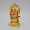 Vigneshwara Vinayagar Gold Idol Left Angle Chaturbhuja Four Arms Gifting Ganesh Chaturthi