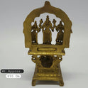 Vishnu Garuda Brass Statue 850gm Antique Peetham Base Detail