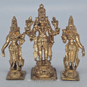 Vishnu Sridevi Boodevi Panchaloha Set - Perumal with Two Consorts - Ekadasi Puja - Sri Swaminathan