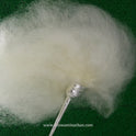 White yak-tail chowrie (vensamaram) used for divine seva and rituals.
